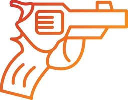 revolver pictogramstijl vector