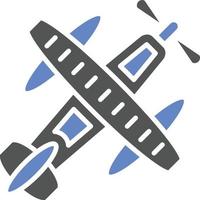watervliegtuig pictogramstijl vector