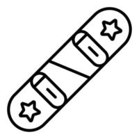 snowboard pictogramstijl vector