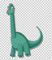 schattige diplodocus dinosaurus geïsoleerd vector