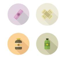 set van geneeskunde en gezondheid iconen vector