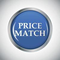 prijs match label vectorillustratie vector