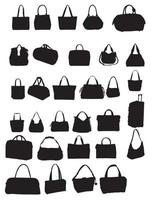 silhouet tas vectorillustratie vector