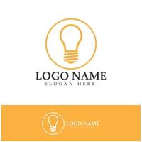 lamp gloeilamp logo ontwerp inspiratie vector pictogrammalplaatje