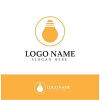 lamp gloeilamp logo ontwerp inspiratie vector pictogrammalplaatje