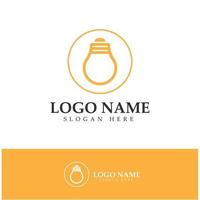 lamp gloeilamp logo ontwerp inspiratie vector pictogrammalplaatje
