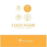 lamp gloeilamp logo ontwerp inspiratie vector pictogrammalplaatje