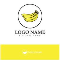 banaan fruit logo pictogram ontwerp vector