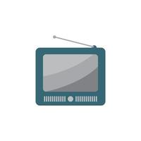 tv logo ontwerp plat pictogram vector