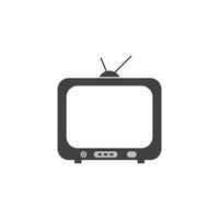 tv logo ontwerp plat pictogram