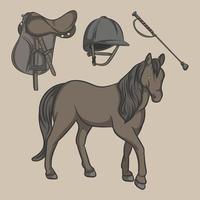 paard vector illustratie