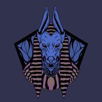 anubis illustratie vector