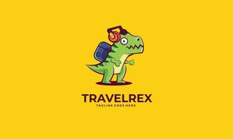 dinosaurus mascotte logo ontwerp vector