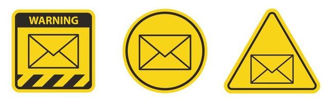 brief, mail pictogram symbool teken isoleren op witte achtergrond, vector illustratie eps.10