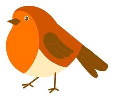 robin kerst vogel tekenfilms illustraties. kerst vogel vector illustratie