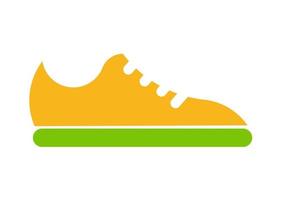 vectorontwerp, illustratie, pictogram of symbool van schoenvorm vector