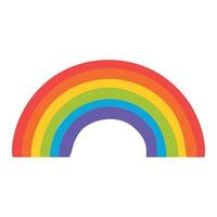 LGBT regenboog. symbool lhbt-cultuur. kleur pictogram lgbt-vlag. trots maand. vectorillustratie geïsoleerd op een witte achtergrond vector