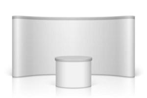 witte blanco beursstand vector