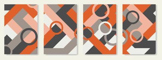 abstracte achtergrondvector. sjablonen instellen. moderne ontwerpillustratie voor poster, behang, prints vector