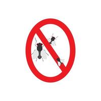 insectenwerend middel vector pictogram illustratie ontwerp