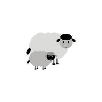 schapen vector element illustratie ontwerp