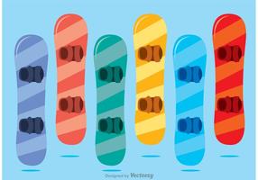 Kleurrijke Snowboard Vector Pack