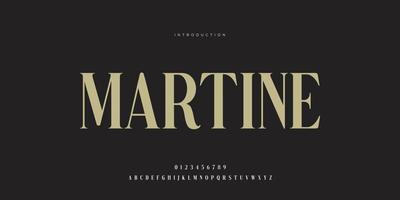 elegante bruiloft lettertype pro vector, luxe koninklijke abstracte minimale moderne lettertype vector