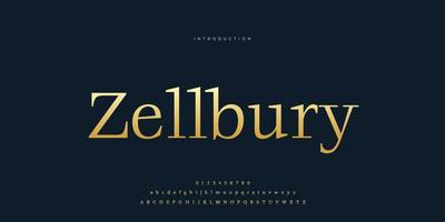 elegante bruiloft lettertype pro vector, luxe koninklijke abstracte minimale moderne lettertype vector