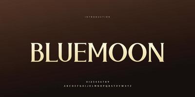 elegante bruiloft lettertype pro vector, luxe koninklijke abstracte minimale moderne lettertype vector