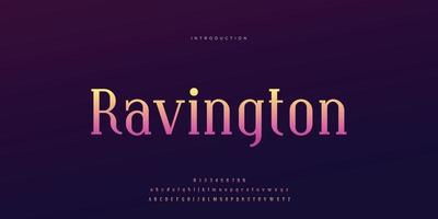 elegante bruiloft lettertype pro vector, luxe koninklijke abstracte minimale moderne lettertype vector