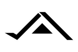 dakbedekking logo sjabloon, vectorillustratie vector