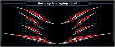 motorfiets striping sticker