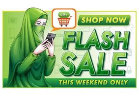 flash sale post ontwerpsjabloon