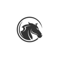 paard hoofd icoon. dier paard logo. paard vectorillustratie. paard symbool.