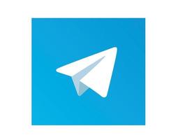 telegram sociale media logo abstract ontwerp vectorillustratie vector