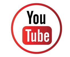 youtube sociale media pictogram logo ontwerp element vectorillustratie vector