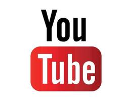 youtube sociale media logo abstract symbool ontwerp vectorillustratie vector