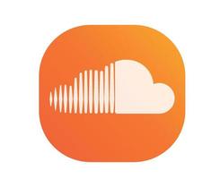 soundcloud sociale media pictogram logo abstract symbool vectorillustratie vector