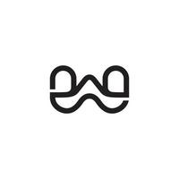 eerste letter w logo ontwerp vector sjabloon