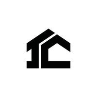 jc of cj beginletter logo ontwerp vector. vector