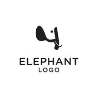 olifant logo vector pictogrammalplaatje op witte achtergrond.