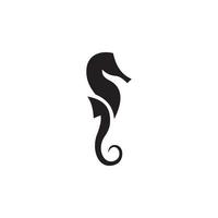 creatief zeepaardje logo icoon. zeepaardje pictogram en symbool vectorillustratie. vector
