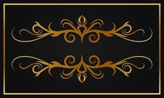 decoratieve vector grens gouden decoratie