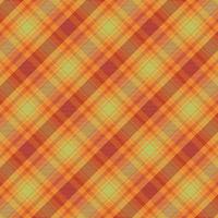 tartan geruit patroon met textuur en warme kleur. vector