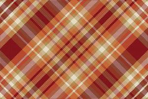 tartan geruit patroon met textuur en warme kleur. vector