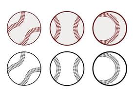 honkbal vector ontwerp illustratie geïsoleerd op een witte achtergrond