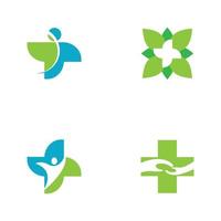 gezondheid medisch logo sjabloon vector illustratie ontwerp