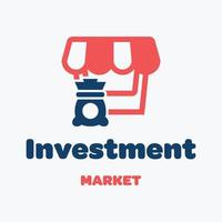 investeringsmarkt logo vector