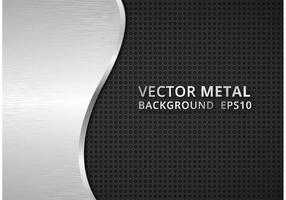 Gratis Vector Carbon Fiber En Metal Achtergrond