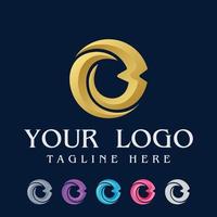 c3 logo-ideeën gratis vector